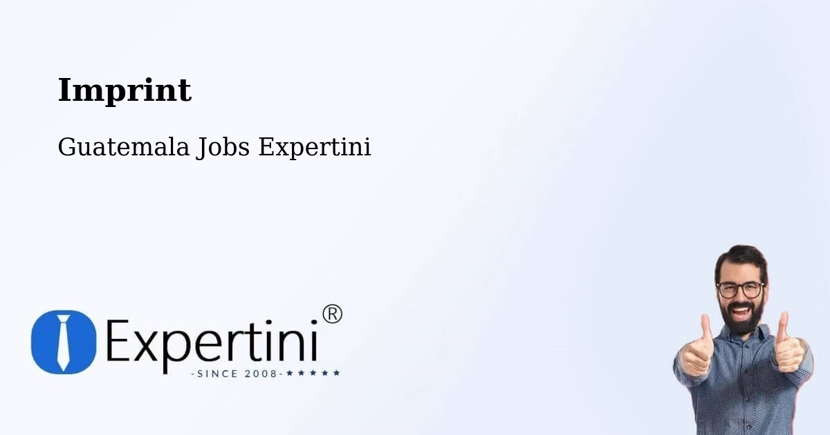 Imprint – Pasaco - Guatemala Jobs Expertini