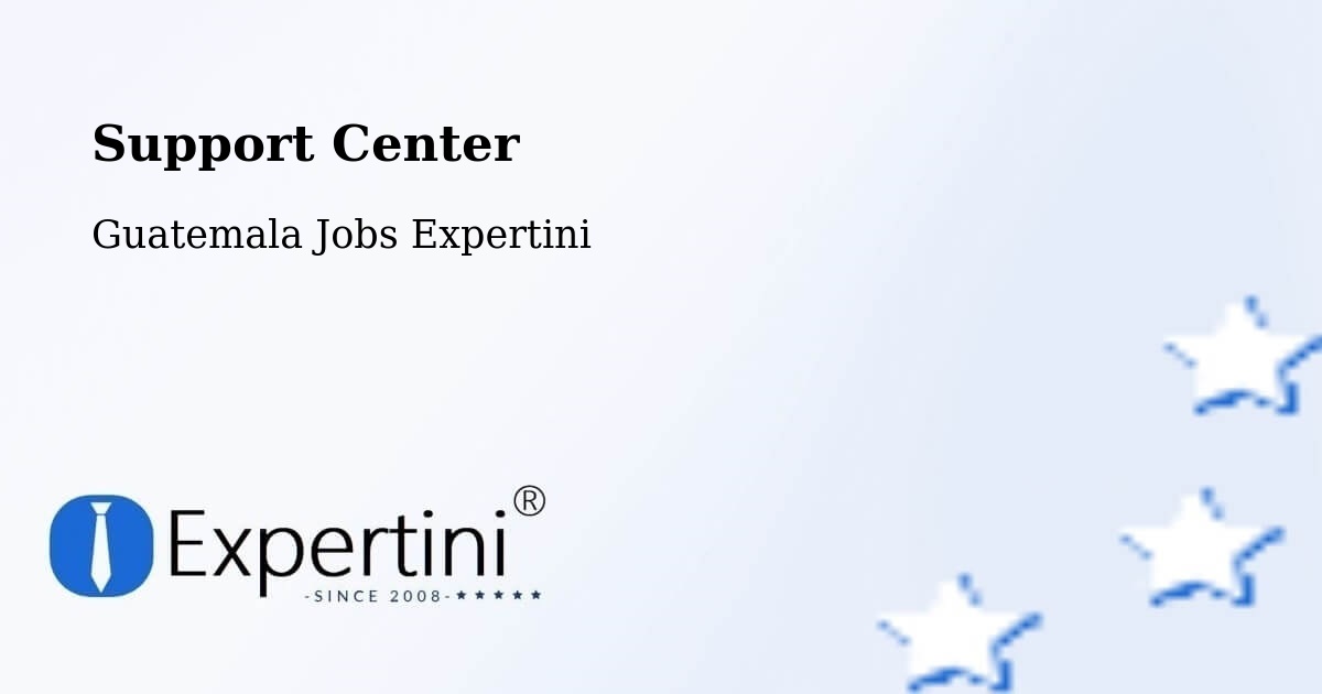 Support Services – Pasaco - Guatemala Jobs Expertini